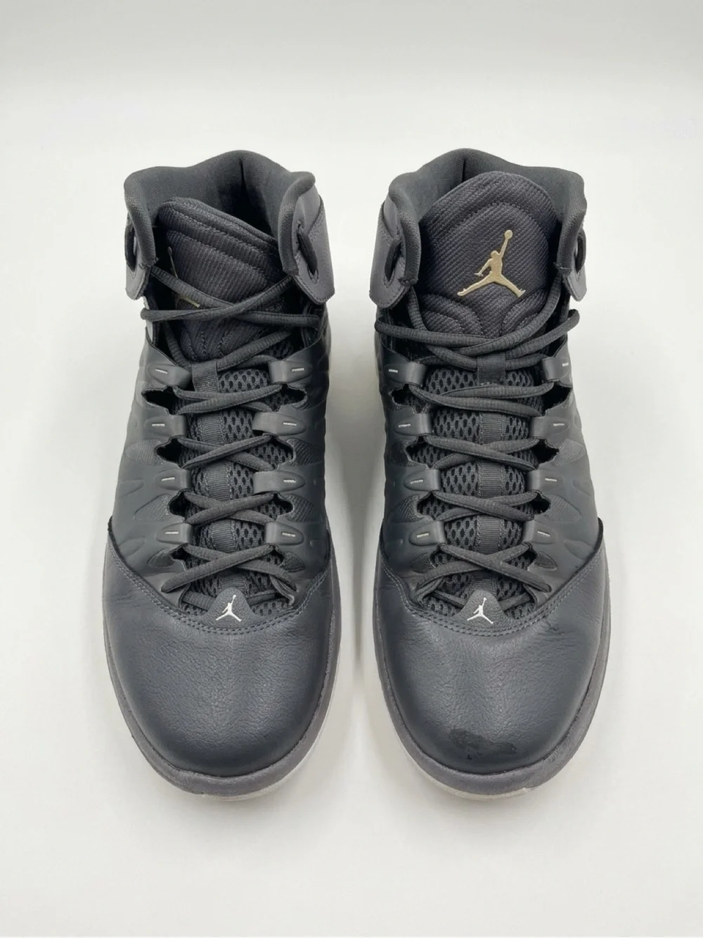 Nike Air Jordan Men's Black High-Top Basketball Shoes size 12